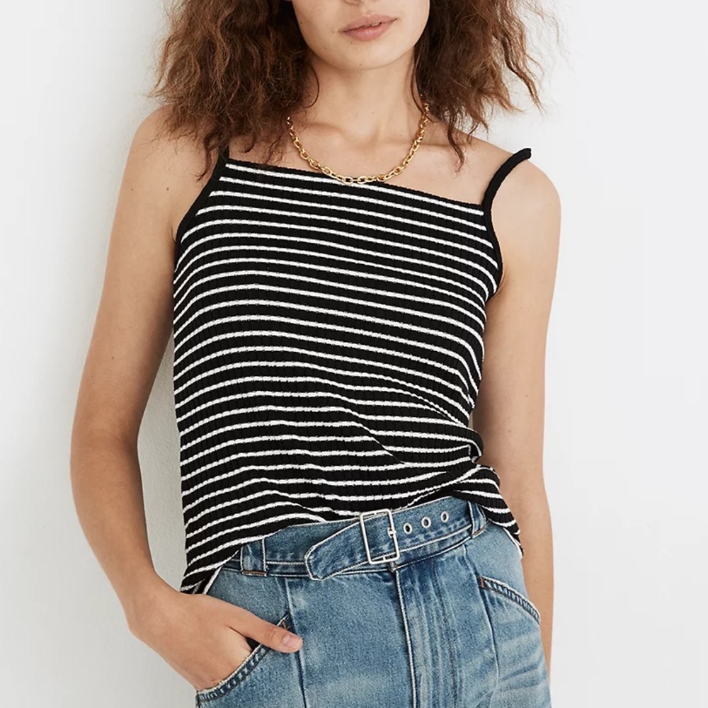 Madewell Ribbed Spaghetti-Strap Tank Top
